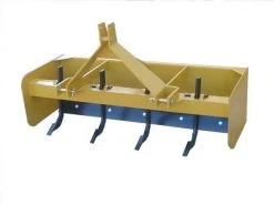 King Kutter 6' Professional Box Blade with 6 Shanks, Yellow - BB-G-72 - Box Blades