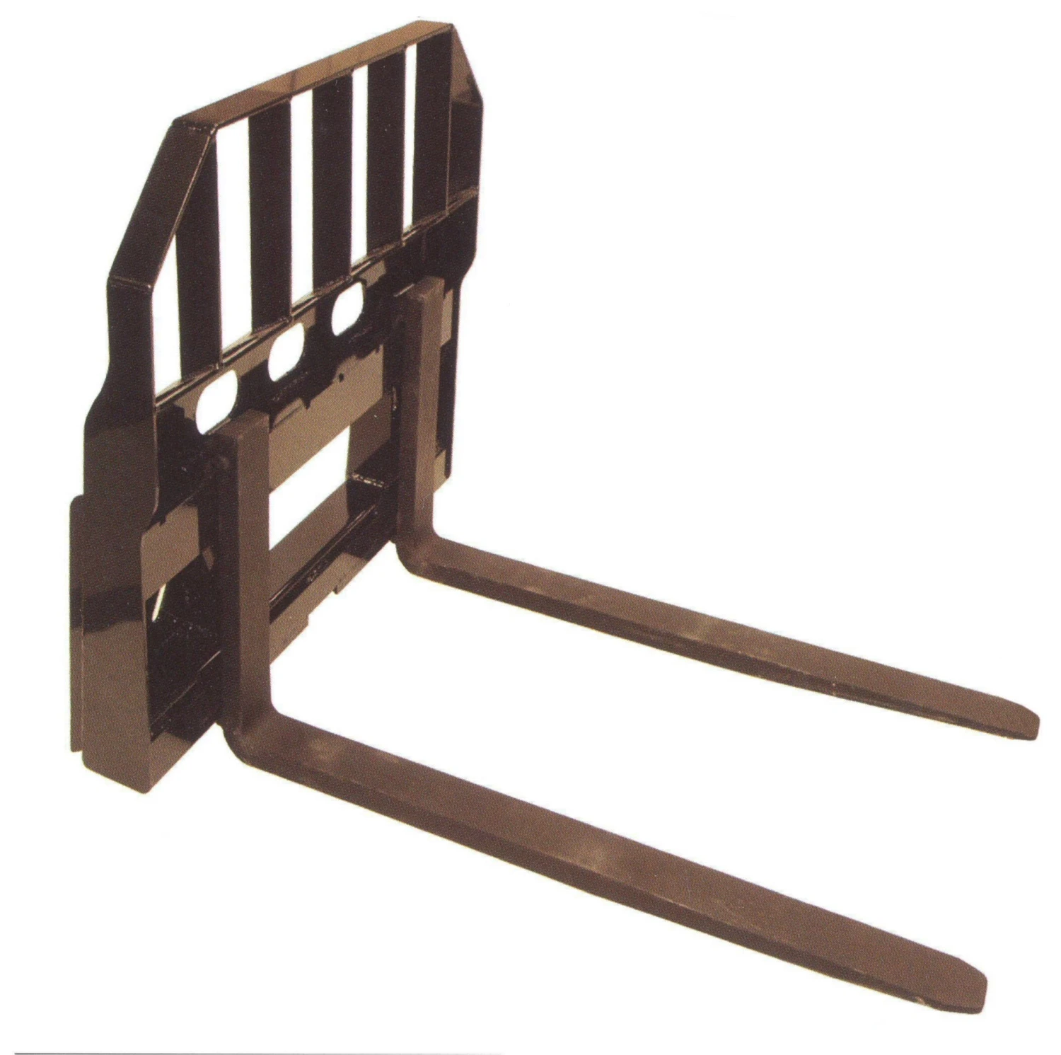King Kutter Heavy Duty Skid Steer Fork and Frame, Brown - SS-HD-FF-ZK - Forks & Frames 1 King Kutter Heavy Duty Skid Steer Fork and Frame, Brown - SS-HD-FF-ZK - Forks & Frames