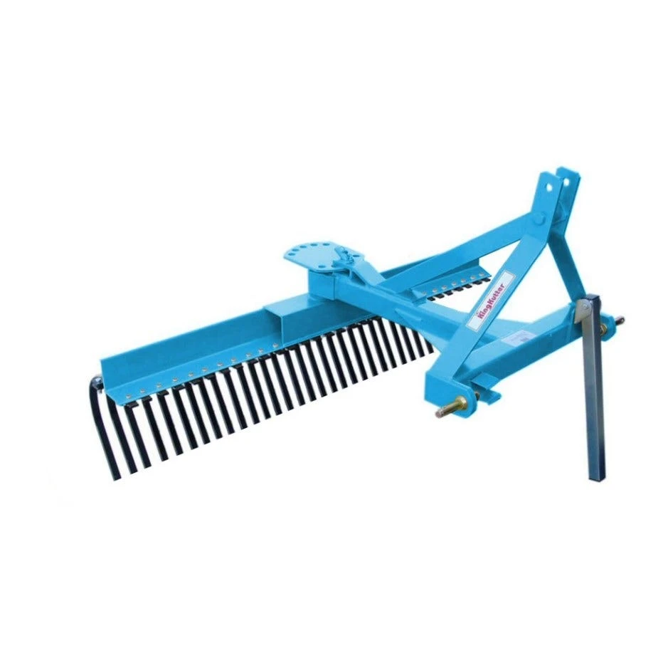 King Kutter XB 5' Yard Rake Square Tubing, Blue - TYR-60-BK - Rakes 1 King Kutter XB 5' Yard Rake Square Tubing, Blue - TYR-60-BK - Rakes