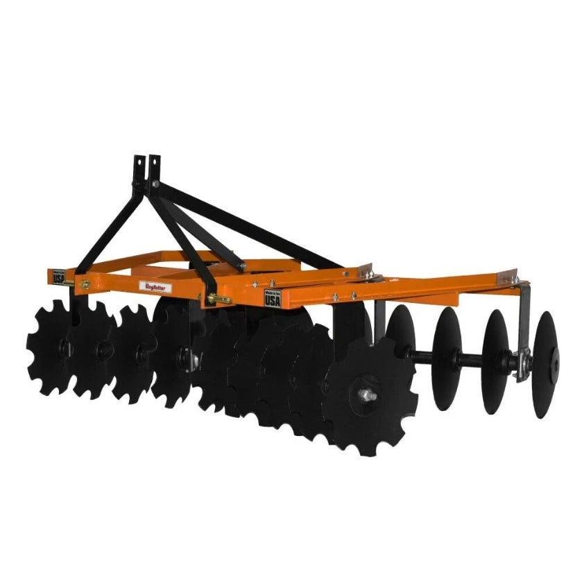 King Kutter 6 1/2' Angle Frame Disc Harrow, Orange - 16-20-G-SB-C-OK - Disc Blades 1 King Kutter 6 1/2' Angle Frame Disc Harrow, Orange - 16-20-G-SB-C-OK - Disc Blades