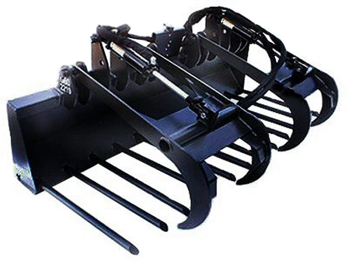 King Kutter Skid Steer Manure Grapple - Fork SS-MF-GP-72-ZK - Forks & Frames - Image 2