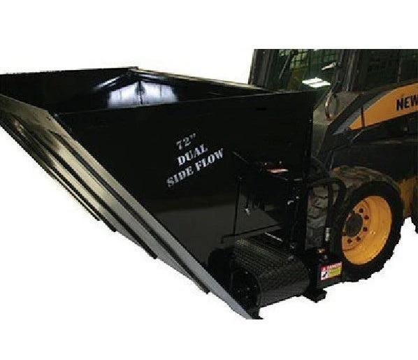 King Kutter 84" Skid Steer Side Flow Bucket - SS-SF-BU-84-ZK - Buckets - Image 2