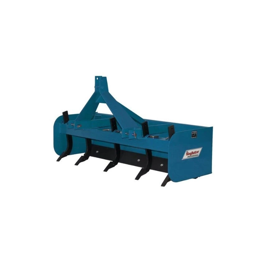 King Kutter 5' Professional Box Blade with 5 Shanks, Blue - BB-G-60-BP - Box Blades 1 King Kutter 5' Professional Box Blade with 5 Shanks, Blue - BB-G-60-BP - Box Blades