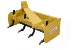 King Kutter 4' Box Blade with 4 Shanks, Yellow - BB-48 - Box Blades