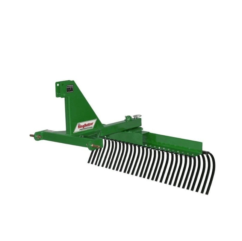 King Kutter 5' Professional Landscape Rake, Green - YR-G-60-JP Green - Rakes 1 King Kutter 5' Professional Landscape Rake, Green - YR-G-60-JP Green - Rakes