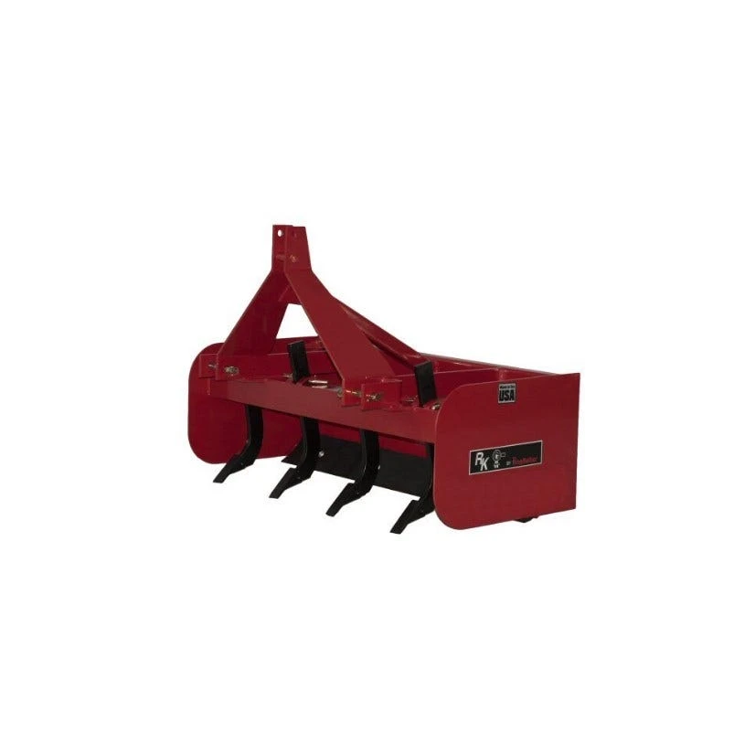 King Kutter 4' Professional Box Blade with 4 Shanks, Red - BB-G-48-RR - Box Blades 1 King Kutter 4' Professional Box Blade with 4 Shanks, Red - BB-G-48-RR - Box Blades