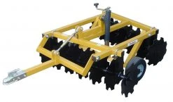 King Kutter 4' ATV Compact Disc Notched Blades, Yellow - 14-14-CD - Disc Blades