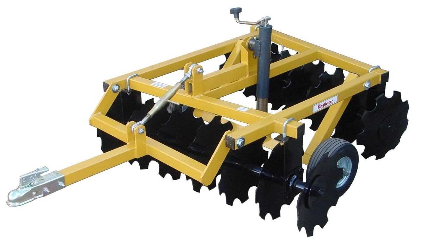 King Kutter 4' ATV Compact Disc Notched Blades, Yellow - 14-14-CD - Disc Blades 2 King Kutter 4' ATV Compact Disc Notched Blades, Yellow - 14-14-CD - Disc Blades - Image 2