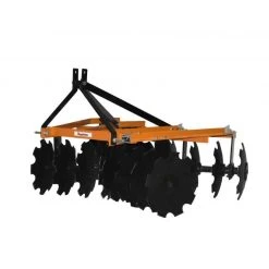 King Kutter 5.5' 16-18" Angle Frame Notched Blade Disc, Orange - 18-16-G-SB-N-OK - Disc Blades